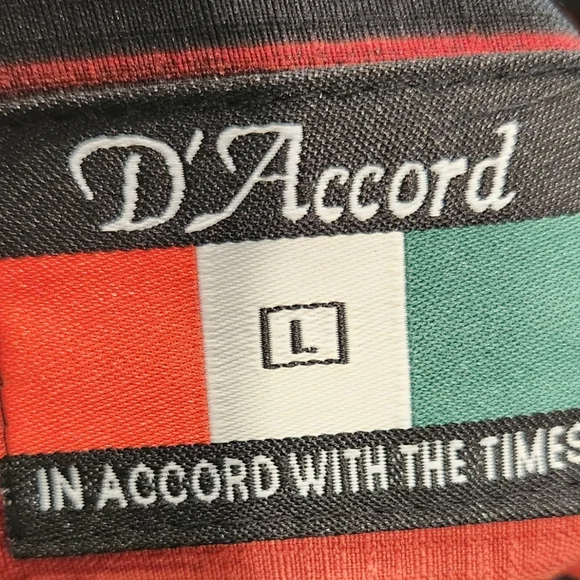 D'Accord men's vintage casual dress shirt - Picture 3 of 3